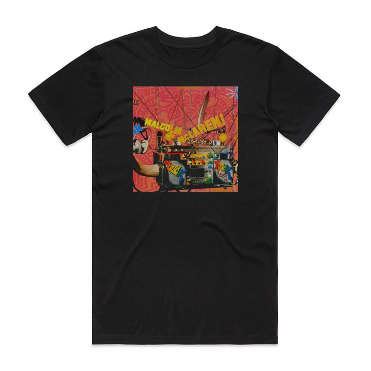 Malcolm McLaren Duck Rock Album Cover T-Shirt Black