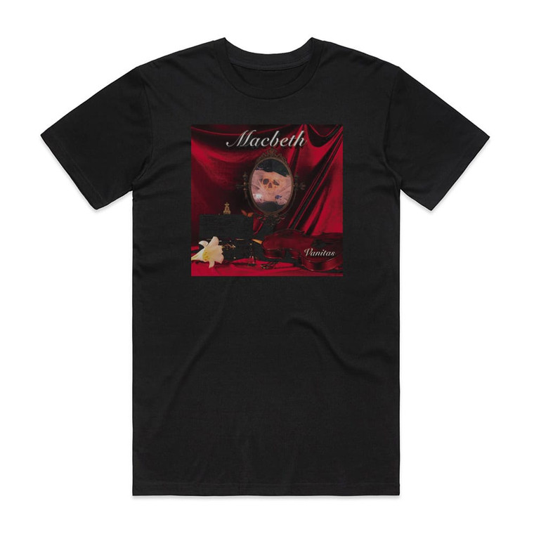 Macbeth Vanitas Album Cover T-Shirt Black