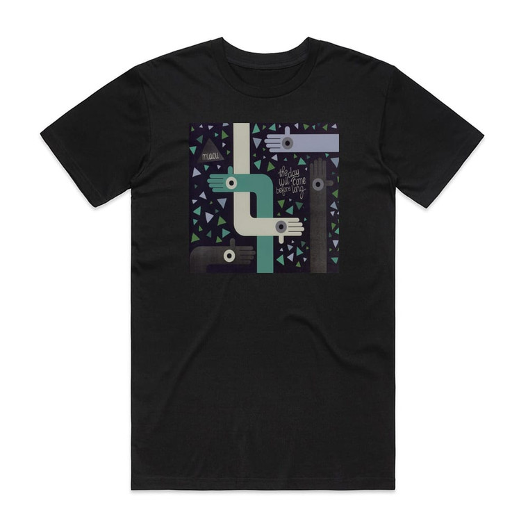 miaou The Day Will Come Before Long Album Cover T-Shirt Black
