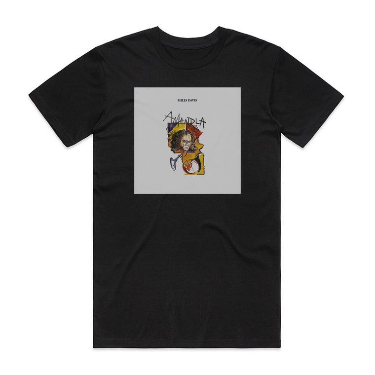 Miles Davis Amandla Album Cover T-Shirt Black