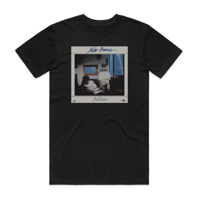 Mike Francis Features Album Cover T-Shirt Black