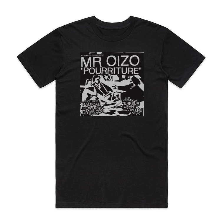 Mr Oizo Pourriture Album Cover T-Shirt Black