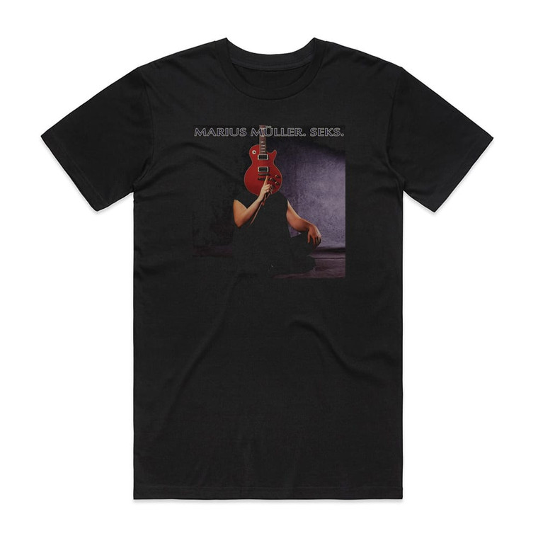 Marius Muller Seks Album Cover T-Shirt Black