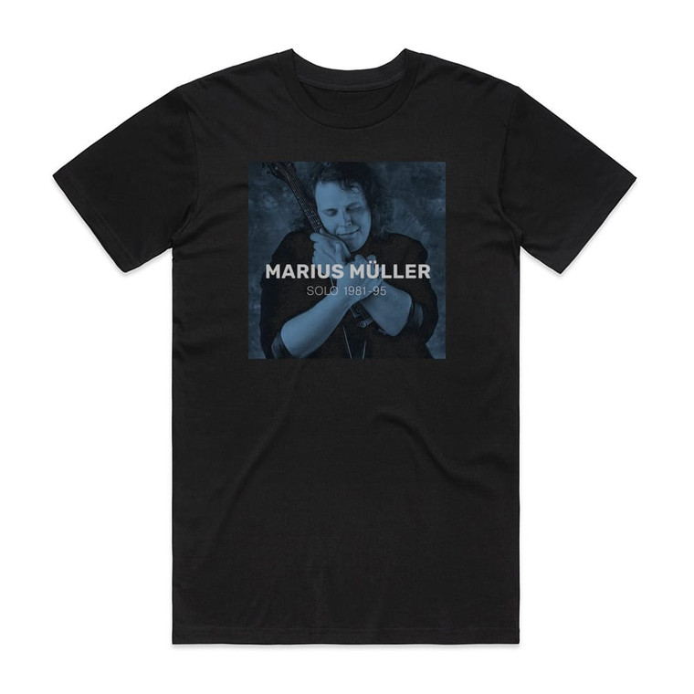 Marius Muller Solo 1981 1995 Album Cover T-Shirt Black