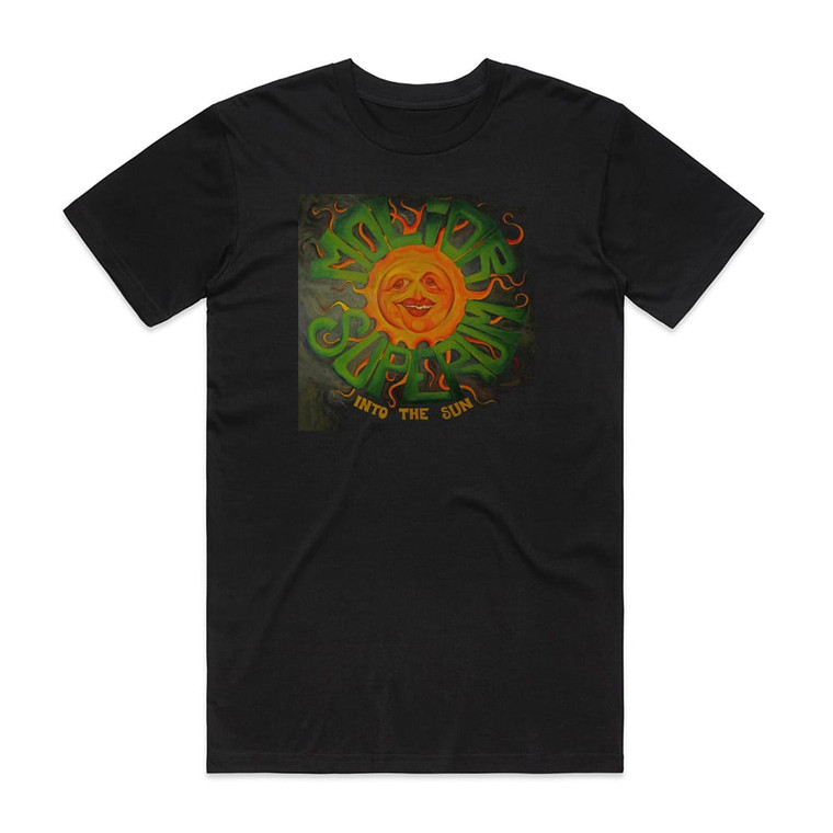 Molior Superum Into The Sun Album Cover T-Shirt Black