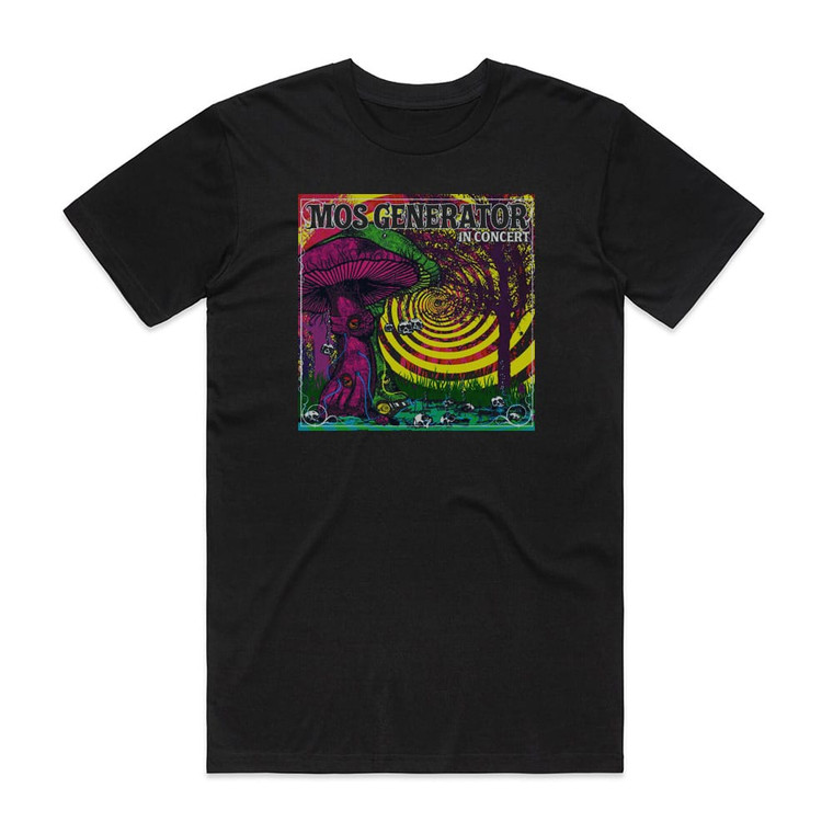 Mos Generator In Concert Album Cover T-Shirt Black