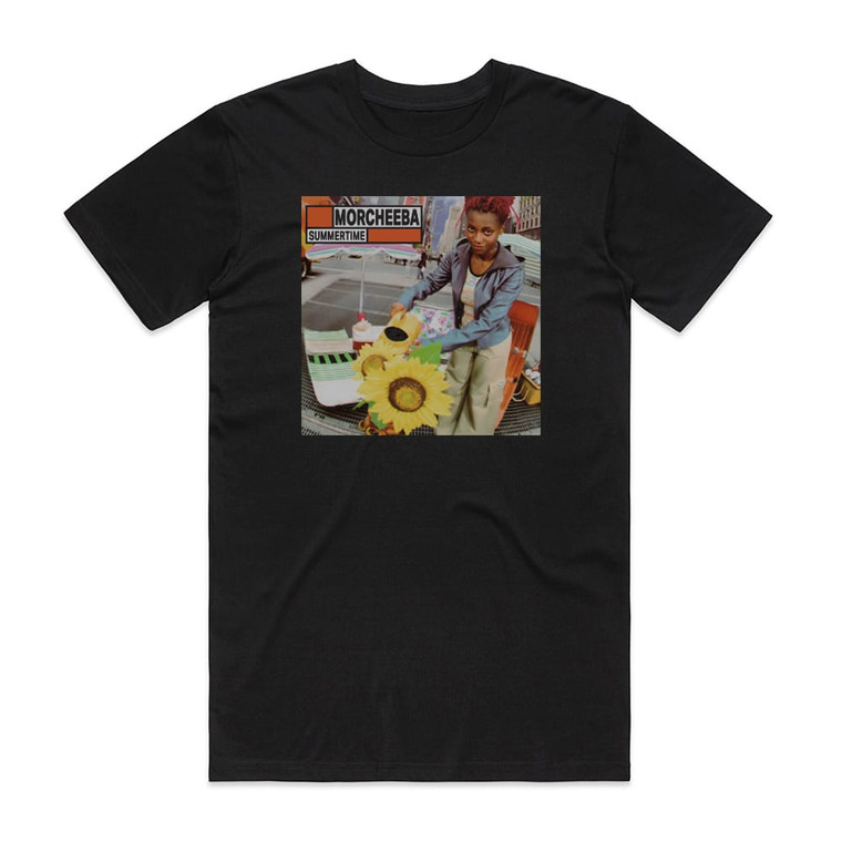 Morcheeba Summertime Album Cover T-Shirt Black