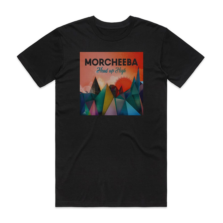 Morcheeba Head Up High Album Cover T-Shirt Black Morcheeba Head Up High Album Cover T-Shirt Black