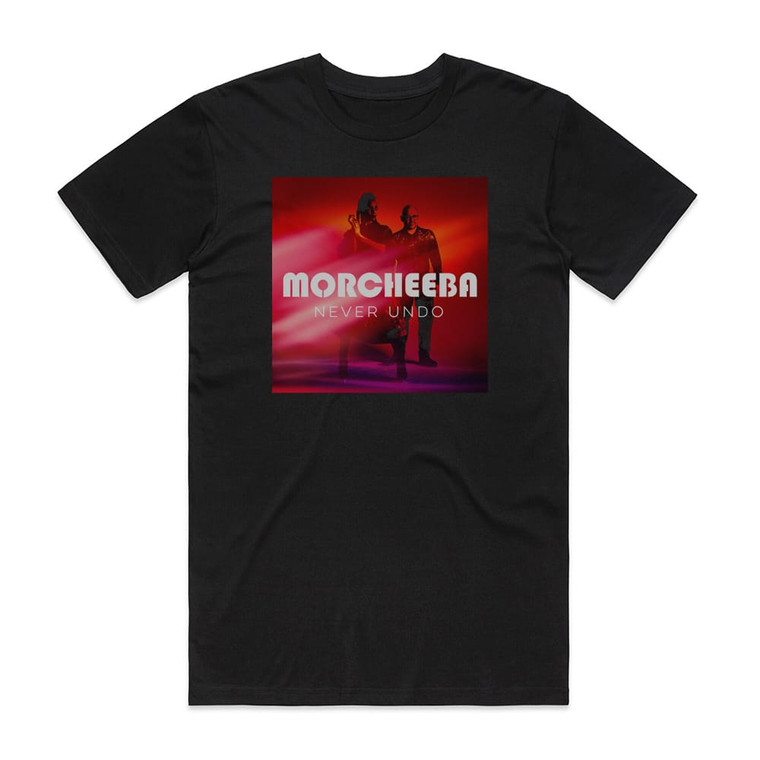 Morcheeba Never Undo 1 Album Cover T-Shirt Black Morcheeba Never Undo 1 Album Cover T-Shirt Black