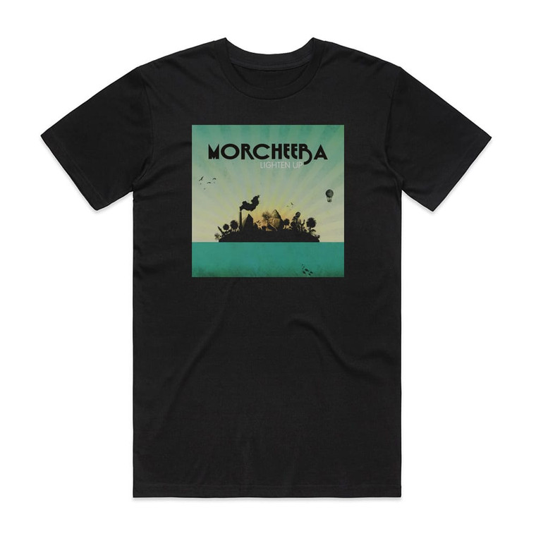 Morcheeba Lighten Up Album Cover T-Shirt Black Morcheeba Lighten Up Album Cover T-Shirt Black