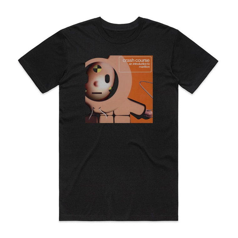 Marillion Crash Course An Introduction To Marillion 7 Album Cover T-Shirt Black Marillion Crash Course An Introduction To Marillion 7 Album Cover T-Shirt Black