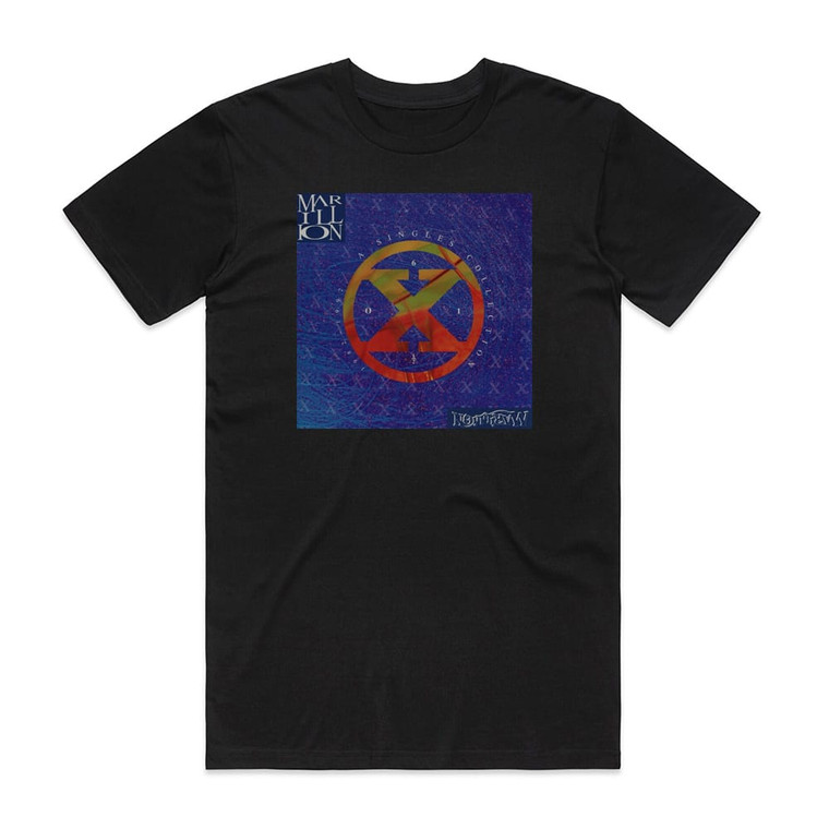 Marillion 1982 1992 A Singles Collection Album Cover T-Shirt Black