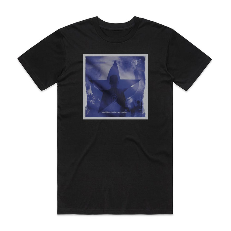 Marillion Marillionclviernesnoche Album Cover T-Shirt Black