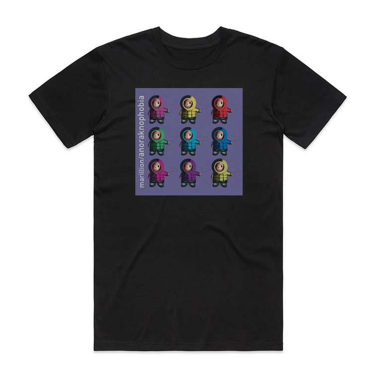 Marillion Anoraknophobia Album Cover T-Shirt Black