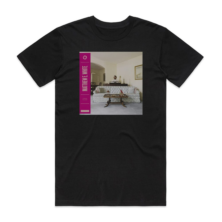 Matthew E White Fresh Blood Album Cover T-Shirt Black