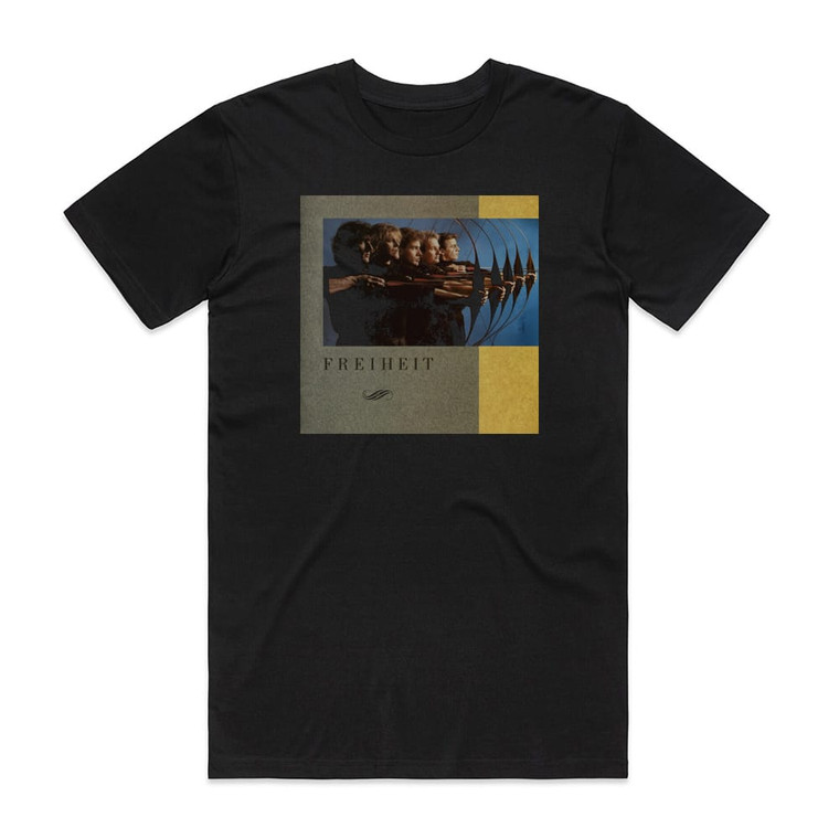 Munchener Freiheit Romancing In The Dark Album Cover T-Shirt Black