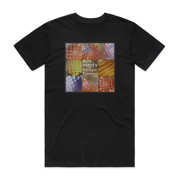Mick Harvey Delirium Tremens 1 Album Cover T-Shirt Black