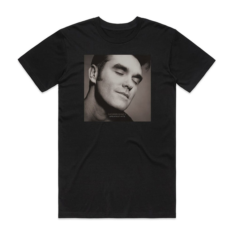 Morrissey Greatest Hits Album Cover T-Shirt Black