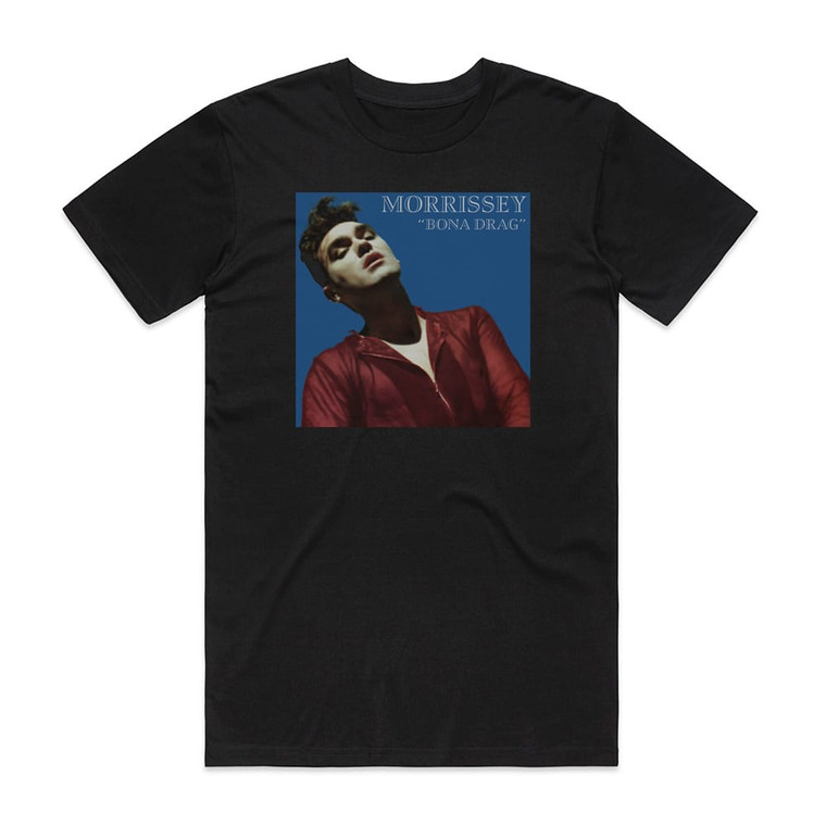 Morrissey Bona Drag 1 Album Cover T-Shirt Black
