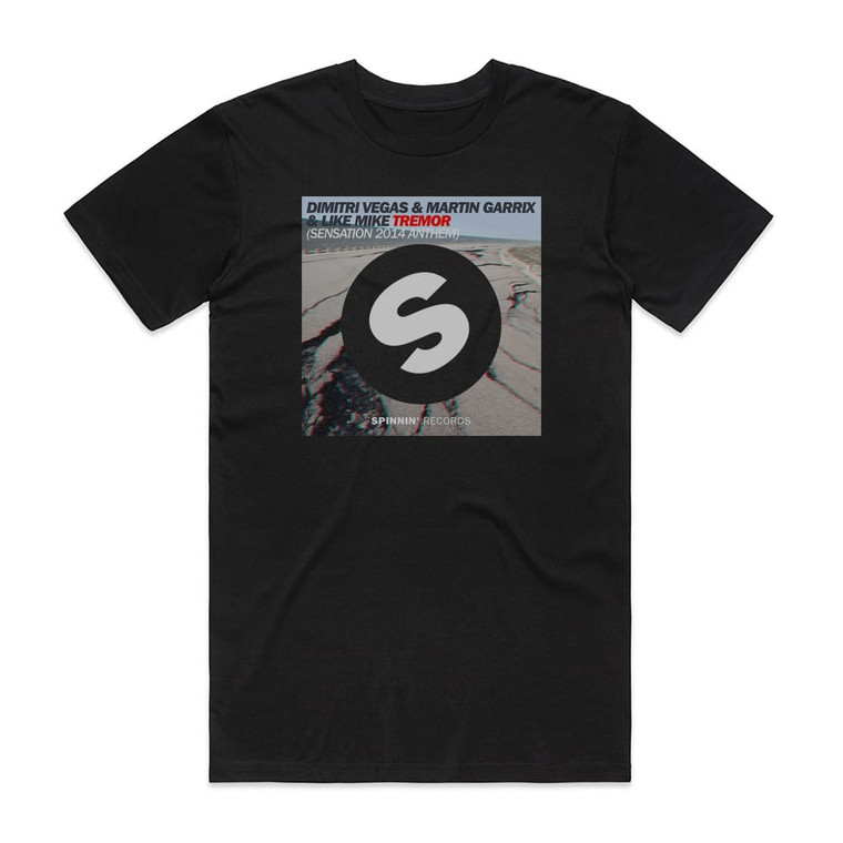 Martin Garrix Tremor Sensation 2014 Anthem 1 Album Cover T-Shirt Black