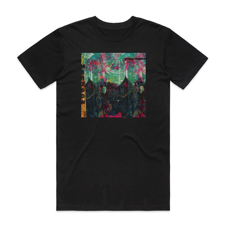 Merzbow Green Wheels Album Cover T-Shirt Black