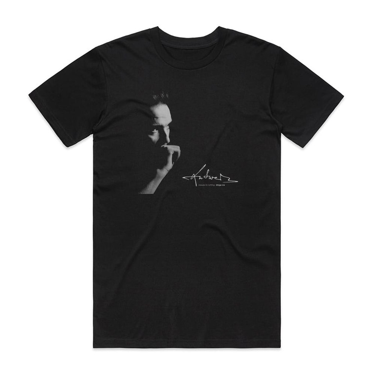 Midge Ure Answers To Nothing Album Cover T-Shirt Black