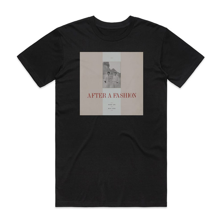 Midge Ure After A Fashion Textures Album Cover T-Shirt Black