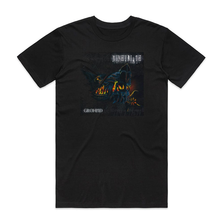 Minhyriath Grohnd Album Cover T-Shirt Black