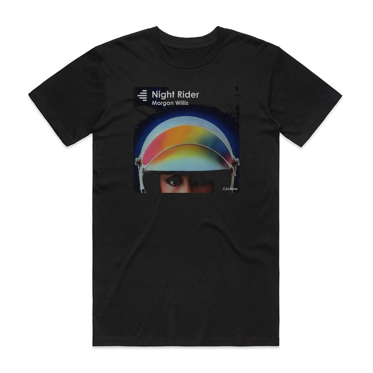 Morgan Willis Night Rider Album Cover T-Shirt Black