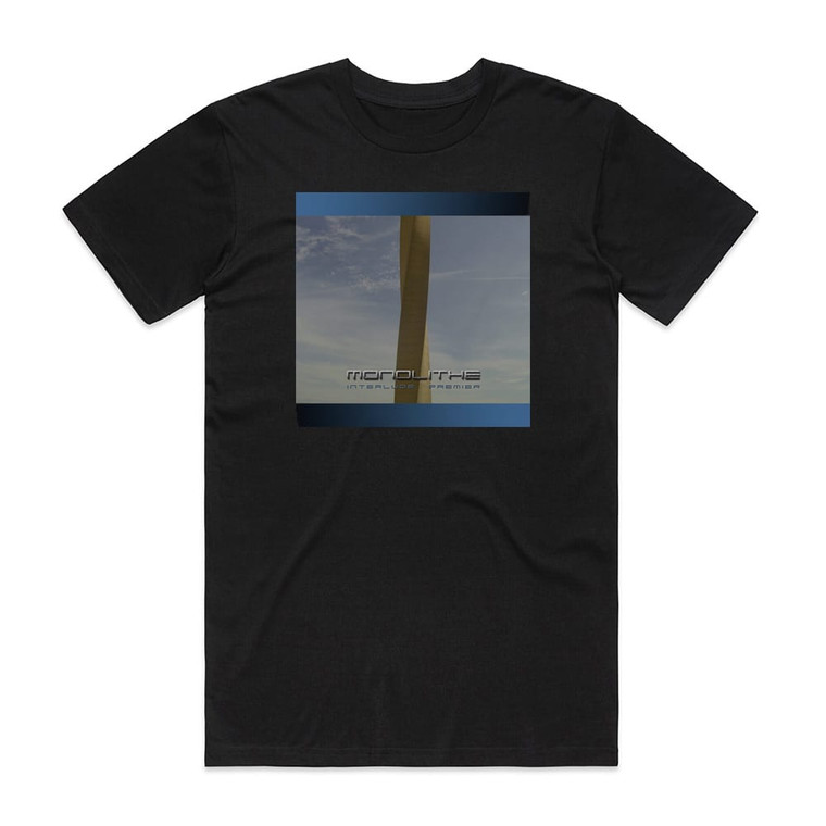 Monolithe Interlude Premier Album Cover T-Shirt Black