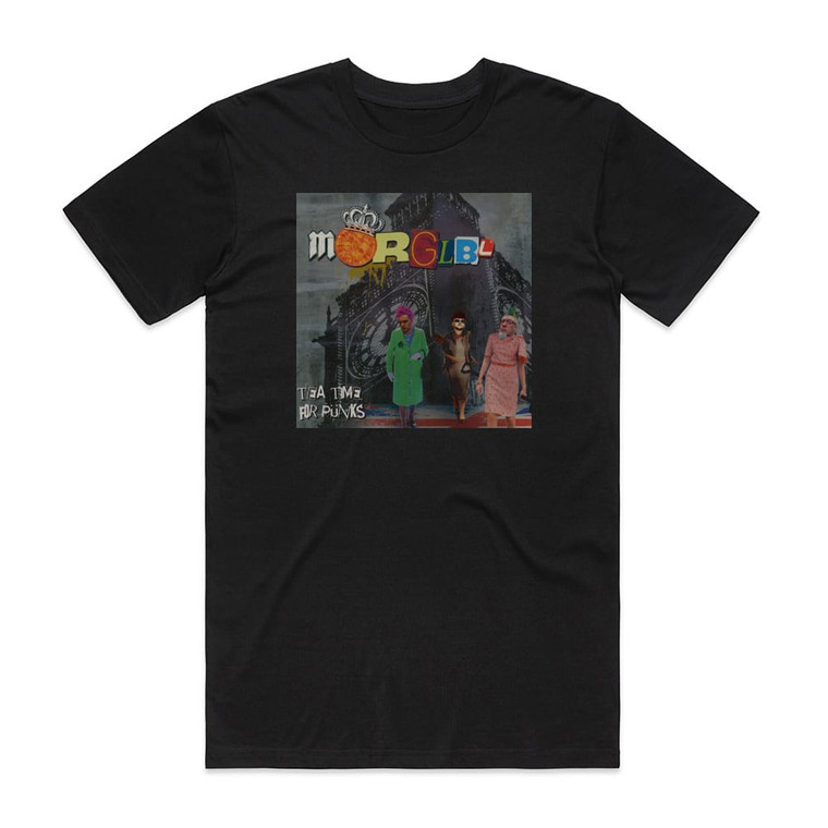Morglbl Tea Time For Pnks Album Cover T-Shirt Black