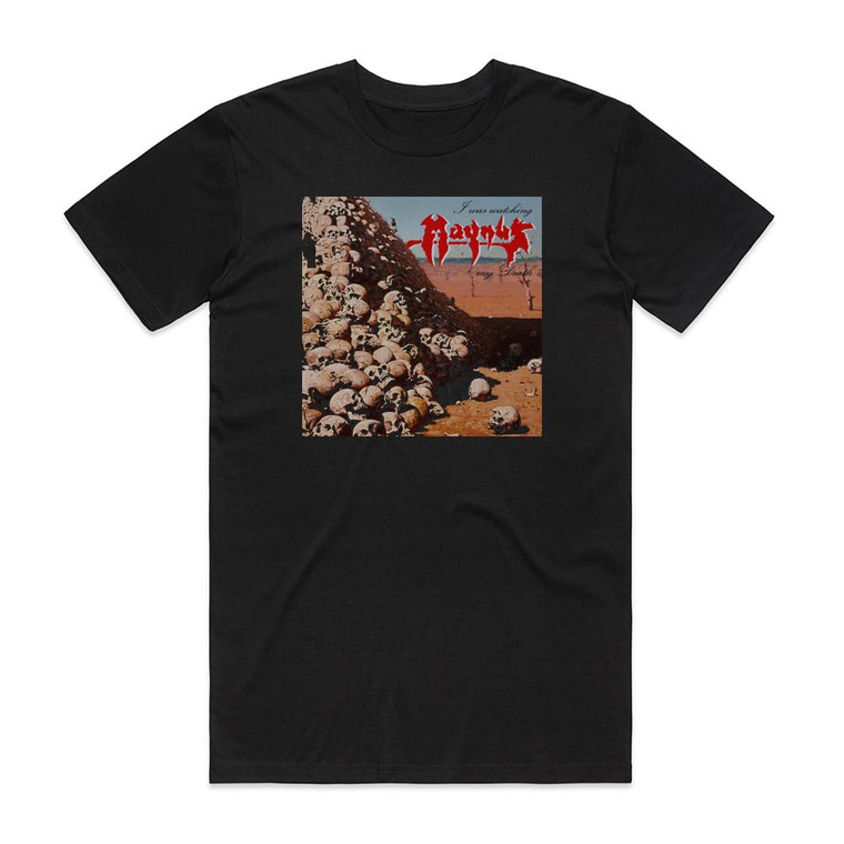 Magnus I Was Watching My Death Album Cover T-Shirt Black