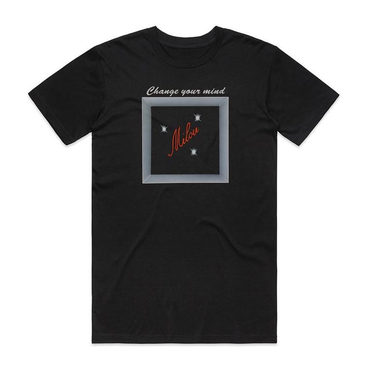 Milou Change Your Mind Album Cover T-Shirt Black