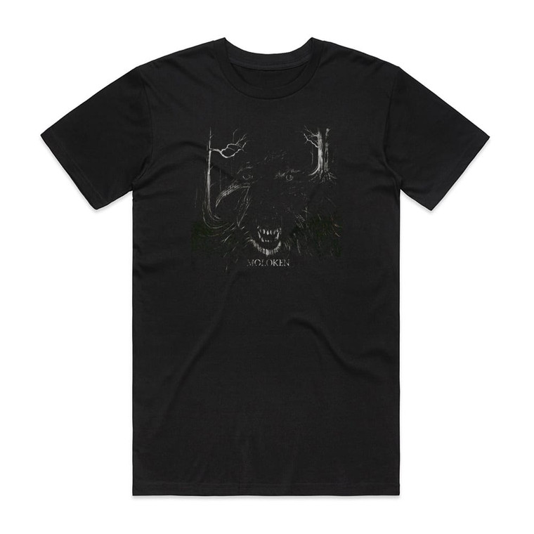 Moloken We All Face The Dark Alone Album Cover T-Shirt Black