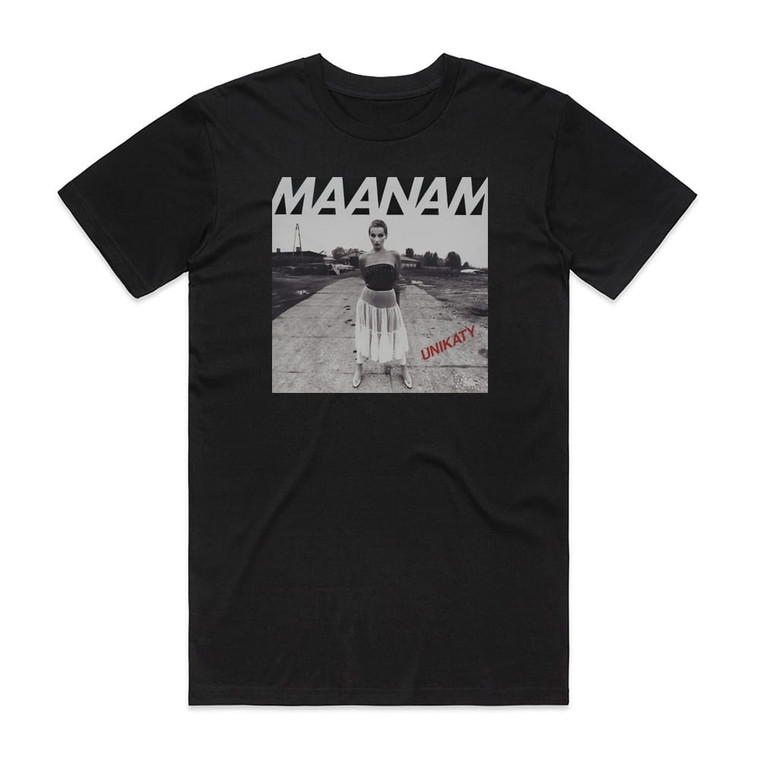 Maanam Unikaty Album Cover T-Shirt Black Maanam Unikaty Album Cover T-Shirt Black