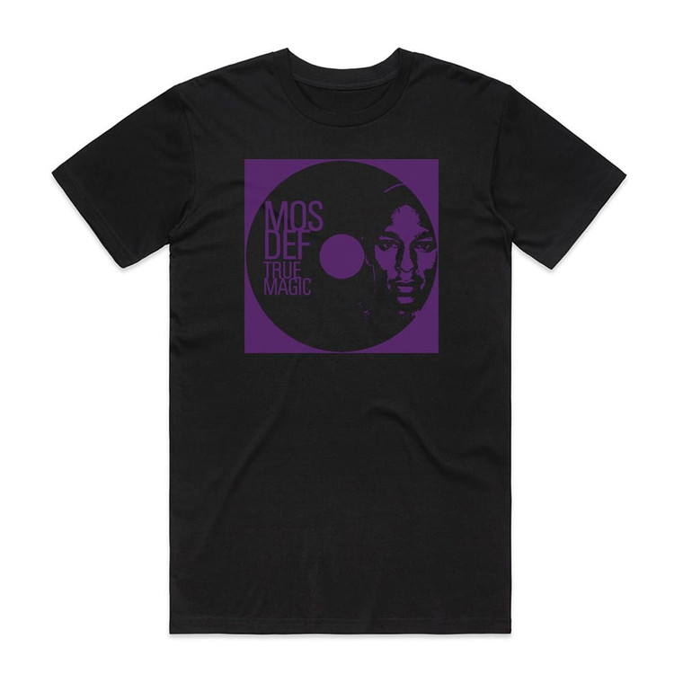 Mos Def True Magic Album Cover T-Shirt Black