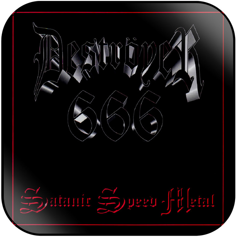 Destroyer 666 Satanic Speed Metal Album Cover Sticker
