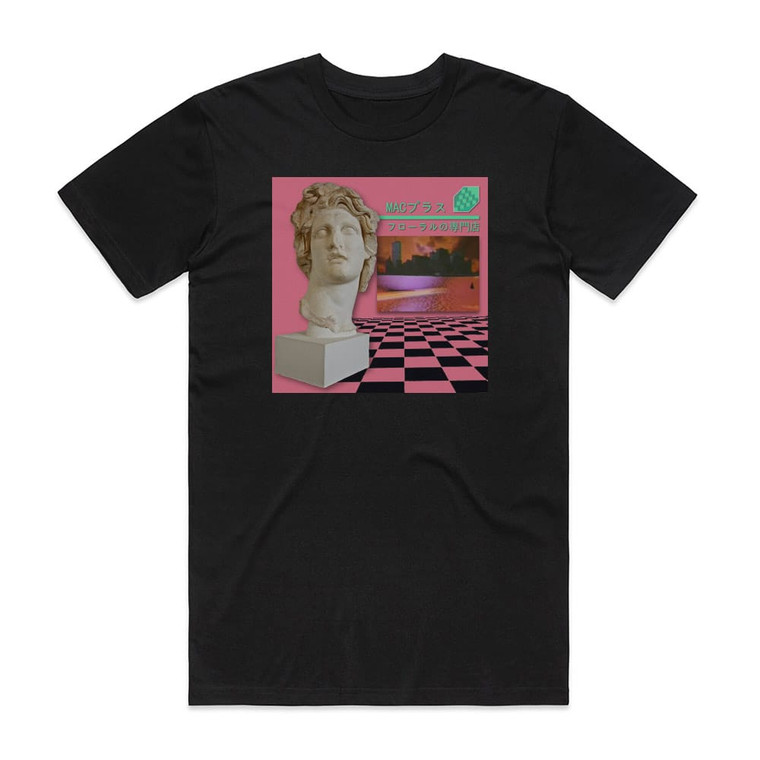 Macintosh Plus Floral Shoppe Album Cover T-Shirt Black