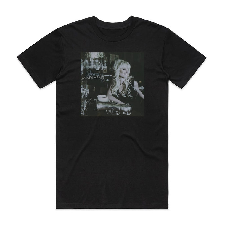 Mindi Abai Stars Album Cover T-Shirt Black