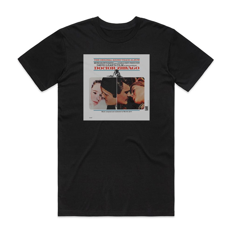 Maurice Jarre Doctor Zhivago 1 Album Cover T-Shirt Black