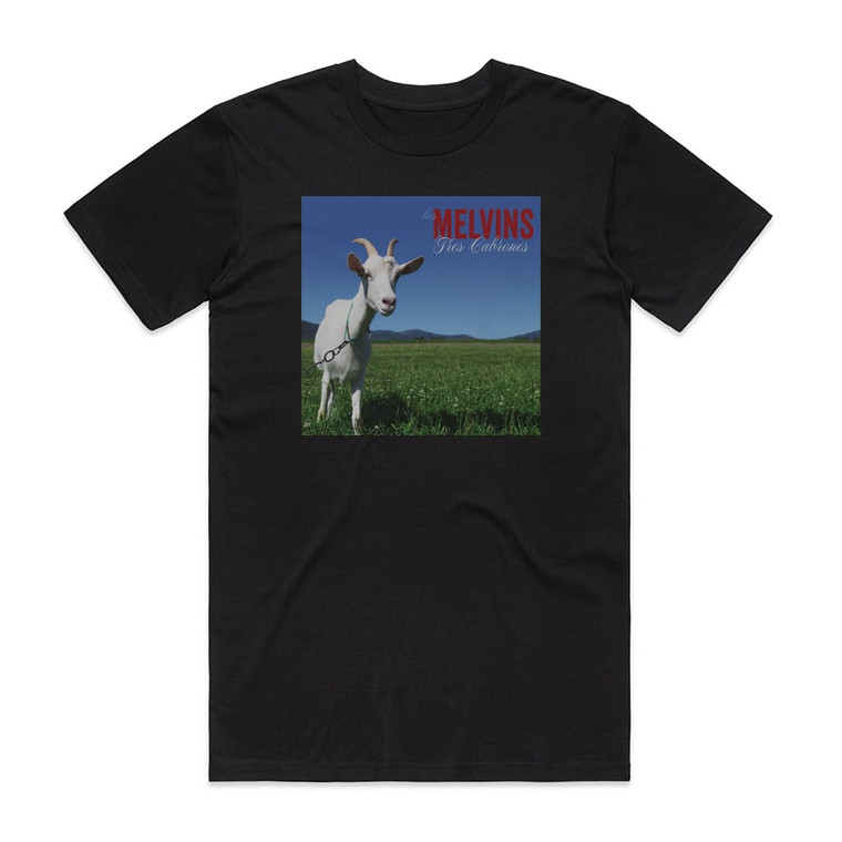 Melvins Tres Cabrones Album Cover T-Shirt Black