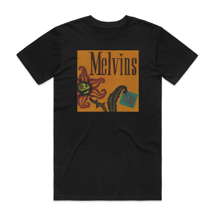 Melvins Stag Album Cover T-Shirt Black