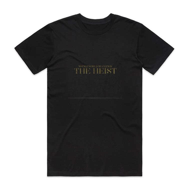 Macklemore and Ryan Lewis The Heist Album Cover T-Shirt Black