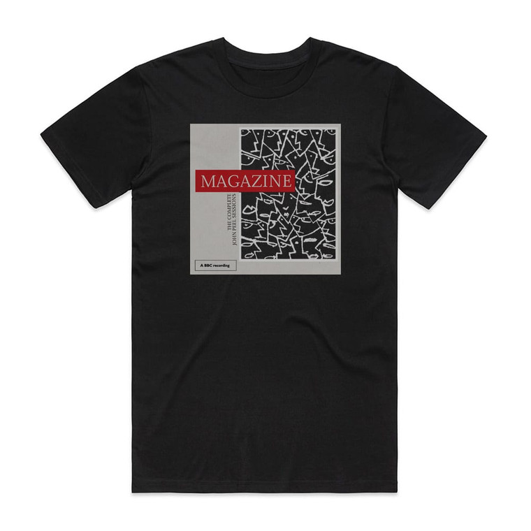 Magazine The Complete John Peel Sessions Album Cover T-Shirt Black