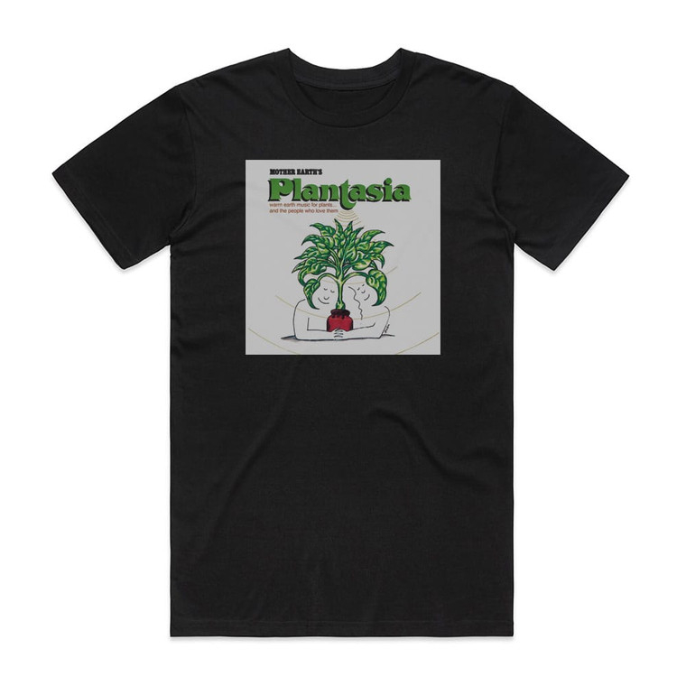 Mort Garson Mother Earths Plantasia Album Cover T-Shirt Black