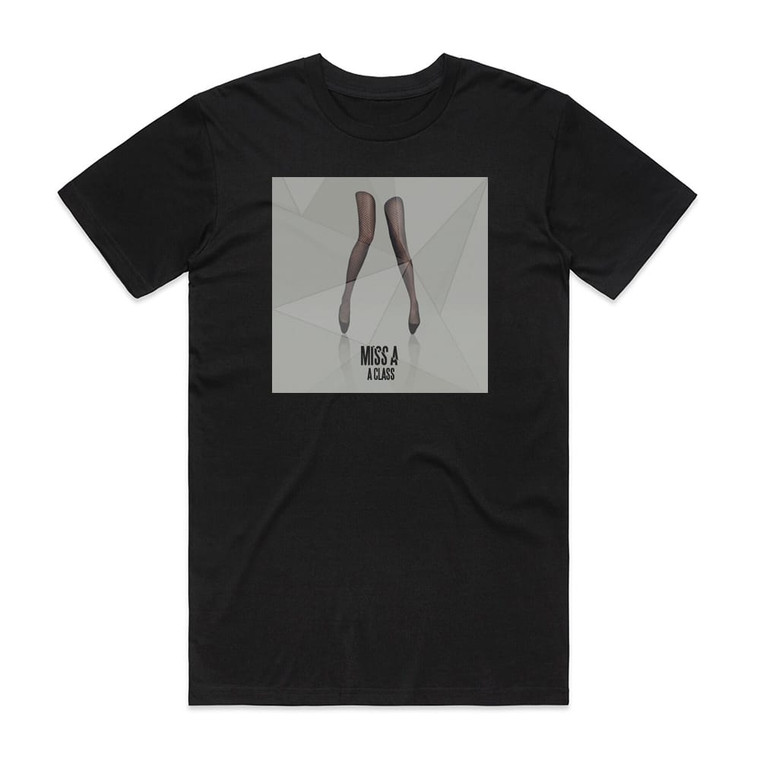 miss A A Class Album Cover T-Shirt Black