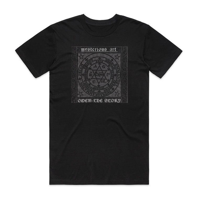 Mysterious Art Omen The Story Album Cover T-Shirt Black