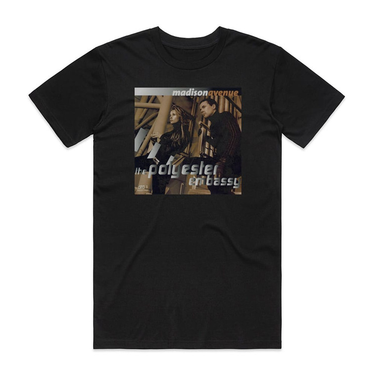 Madison Avenue The Polyester Embassy Album Cover T-Shirt Black