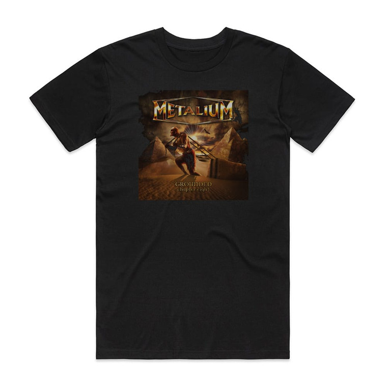 Metalium Grounded Chapter Eight Album Cover T-Shirt Black