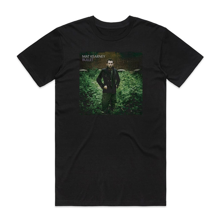 Mat Kearney Bullet Album Cover T-Shirt Black